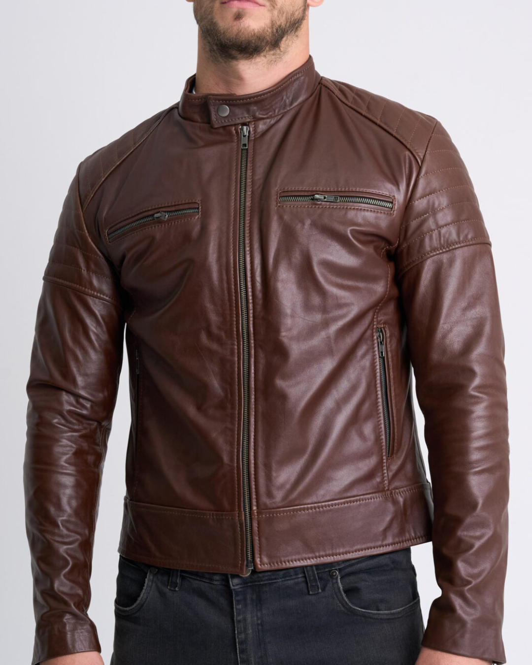 Chaqueta de Cuero para Hombres