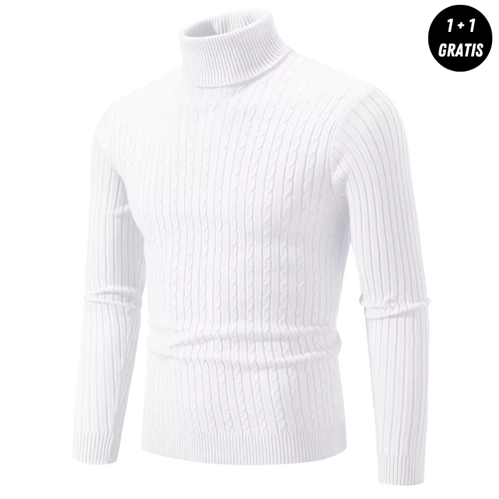 Elio | Knitted jumper with turtleneck