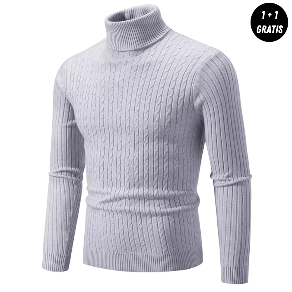 Elio | Knitted jumper with turtleneck