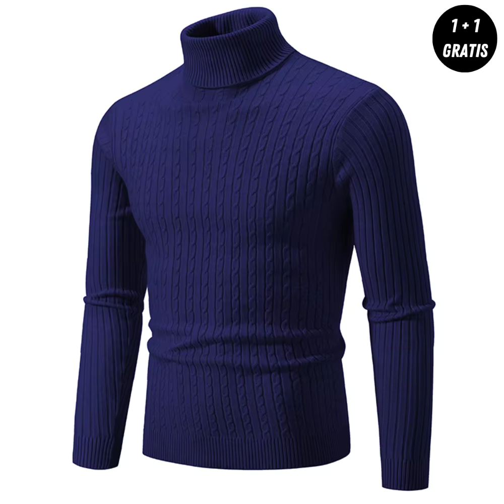 Elio | Knitted jumper with turtleneck