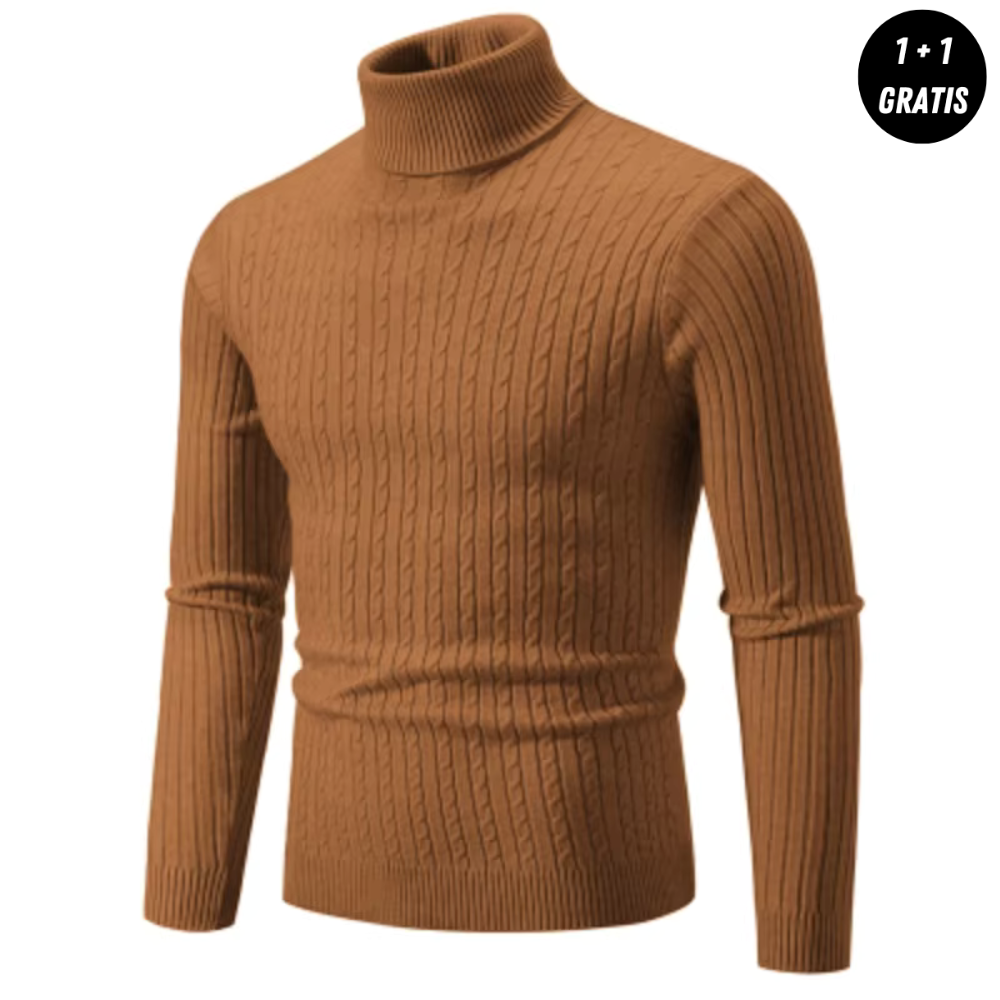 Elio | Knitted jumper with turtleneck