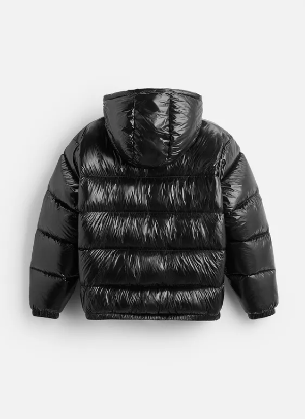 100% Daunen-Pufferjacke