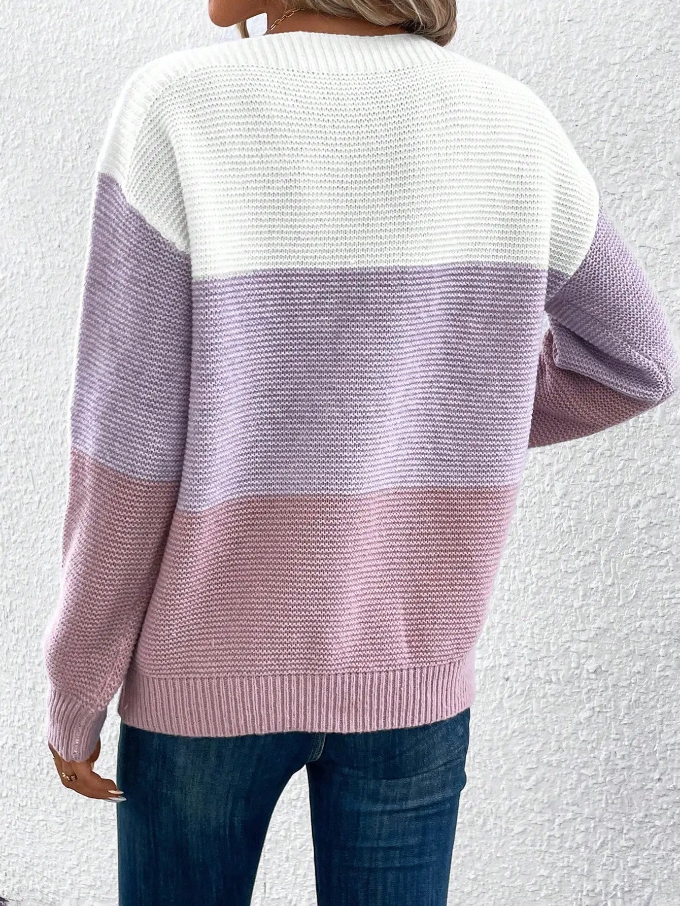 Emma | Elegant Three-color Sweater