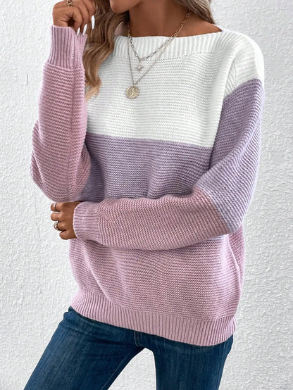 Emma | Elegant Three-color Sweater