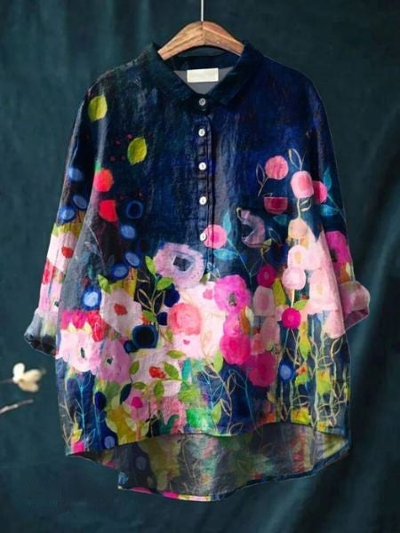 Women | Blouse with floral print