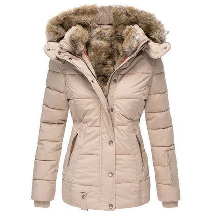 Belen | Warm fur-lined winter coat