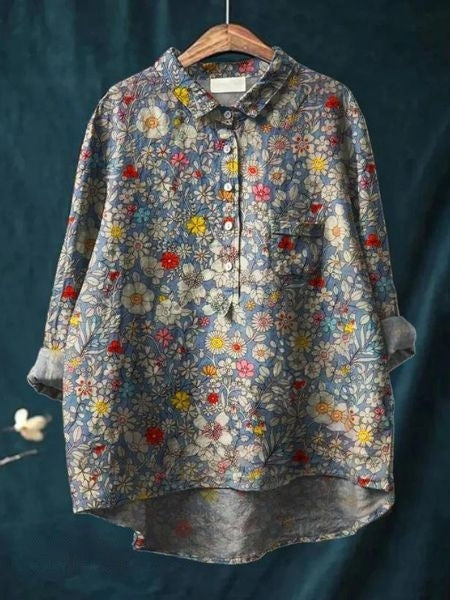 Women | Blouse with floral print