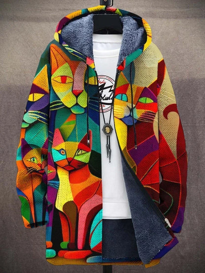 Anna | Jacke mit Kunstdruck